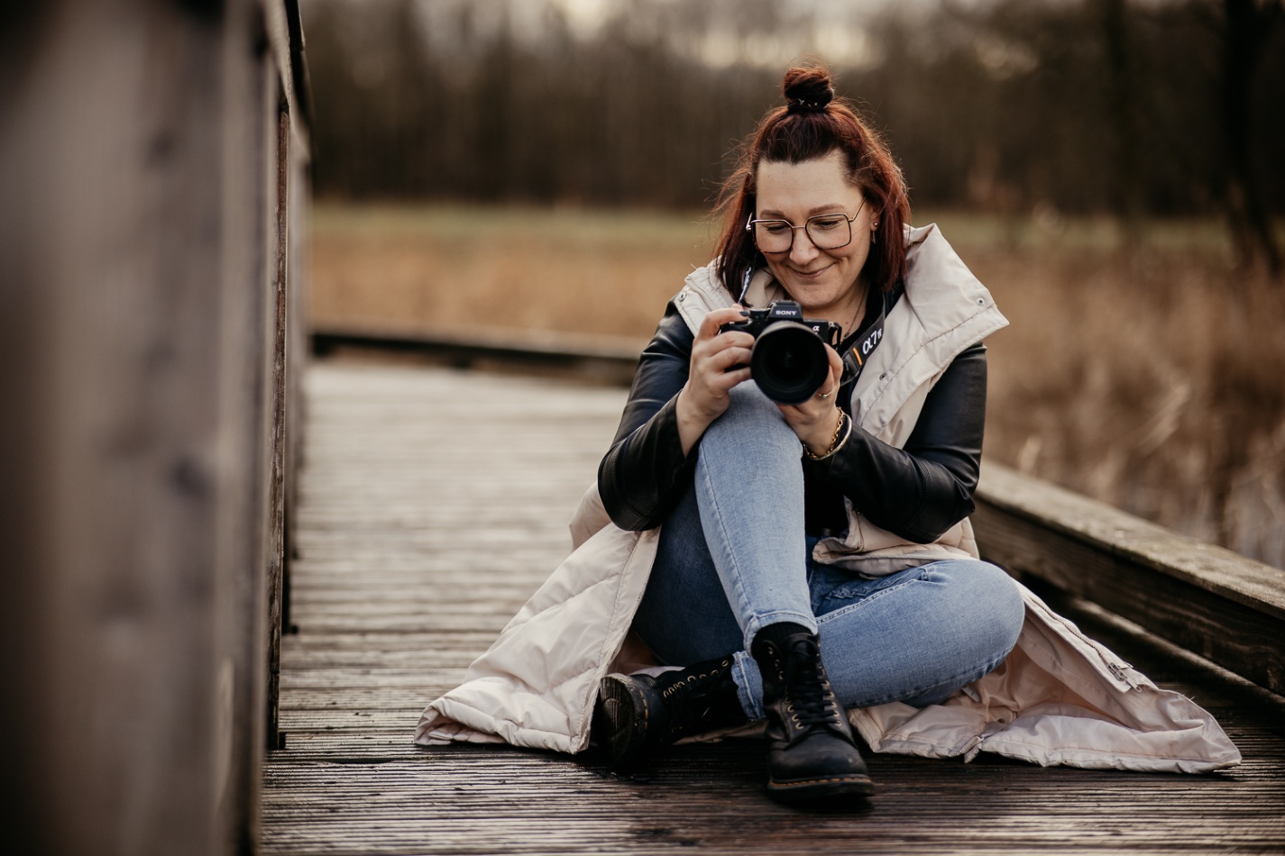 Das bin ich. Fotoshooting in Brüggen.